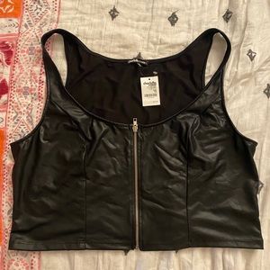 Charlotte Russe Pleather Vest
